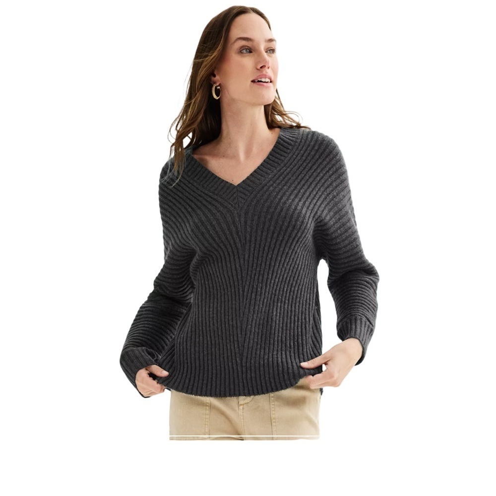 Sonoma Goods For Life Dolman Sleeve V-Neck Sweater NWT Size XXL